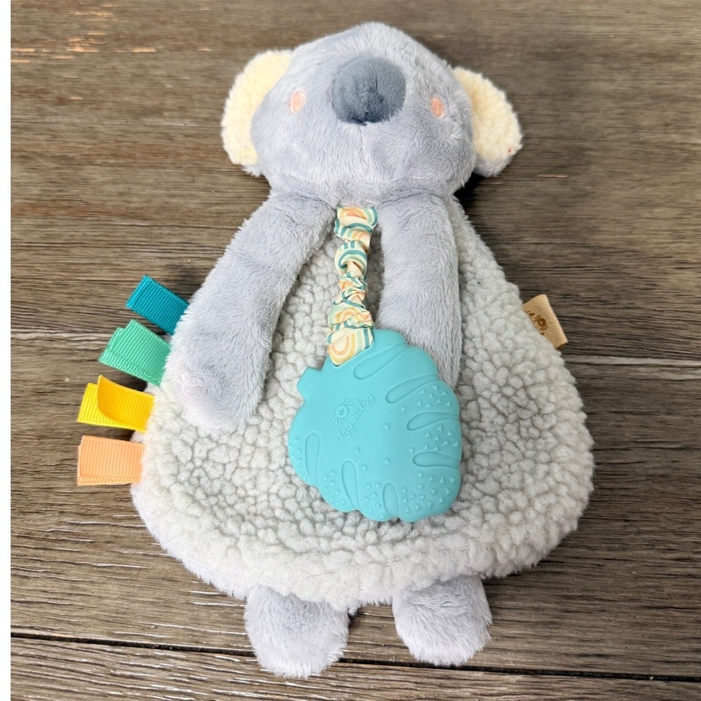 Itzy Ritzy Koala Lovey Teether Plush Crinkles Baby Toy Security Blanket